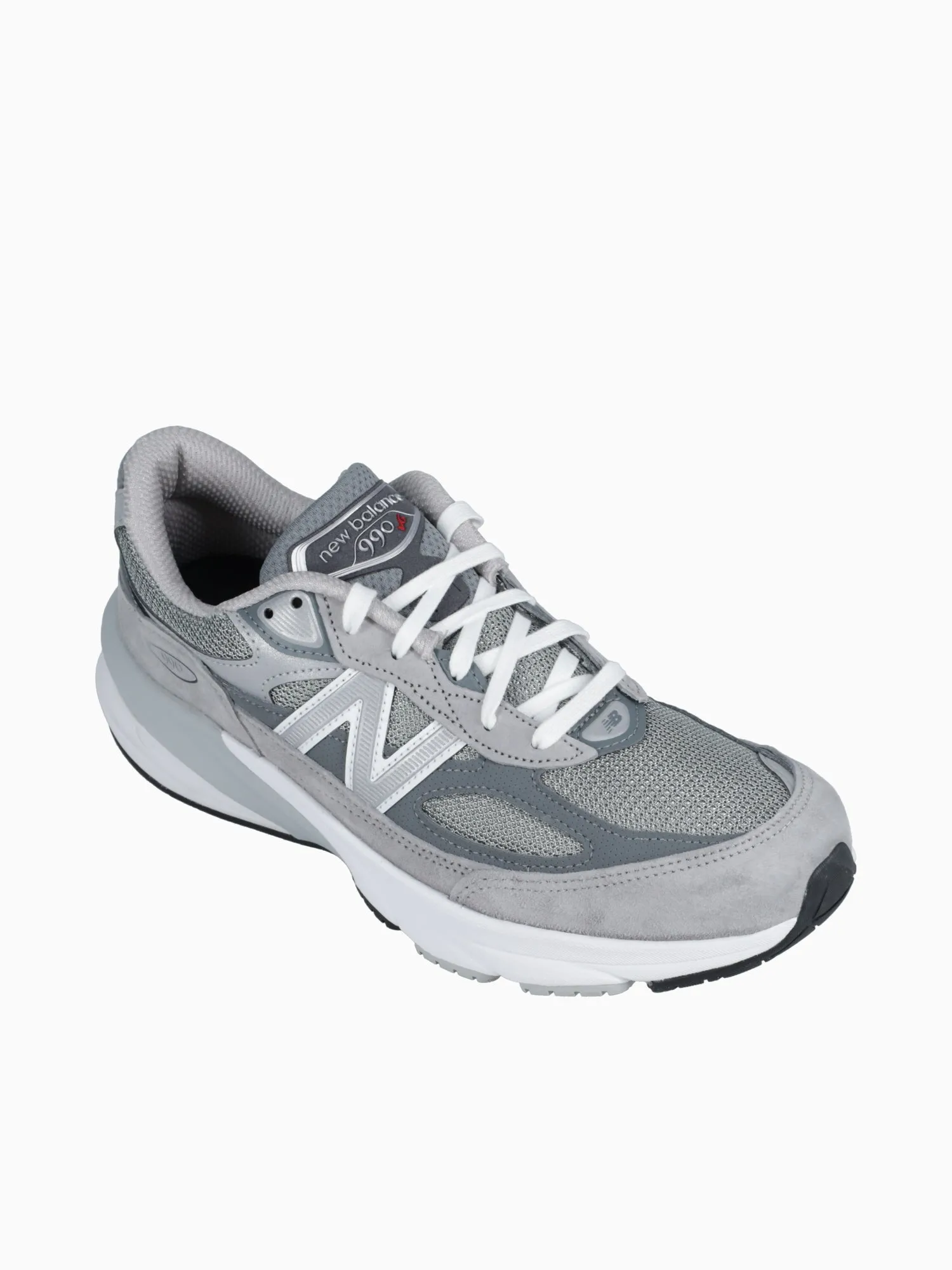 990v6 Grey Suede