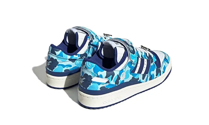 ADIDAS FORUM 84 LOW BAPE 30TH ANNIVERSARY BLUE CAMO