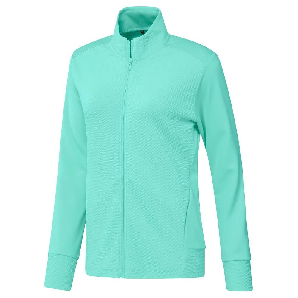 adidas Ladies  Textured Primegreen Full-Zip Jacket