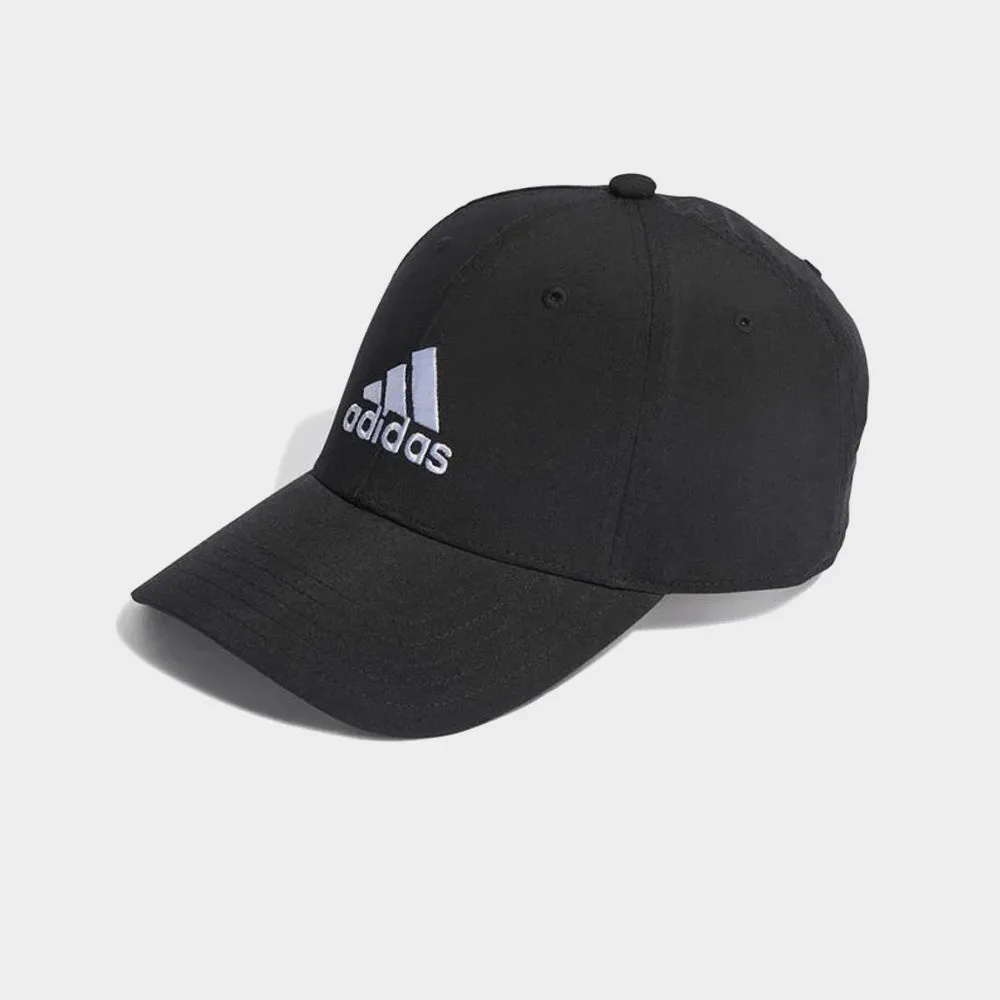 Adidas Unisex Embroidered Logo Lightweight Baseball Cap Black/White _ 182418 _ Black