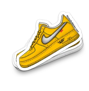 Air Force 1 Low Off-White "Lemonade" Sneaker Sticker