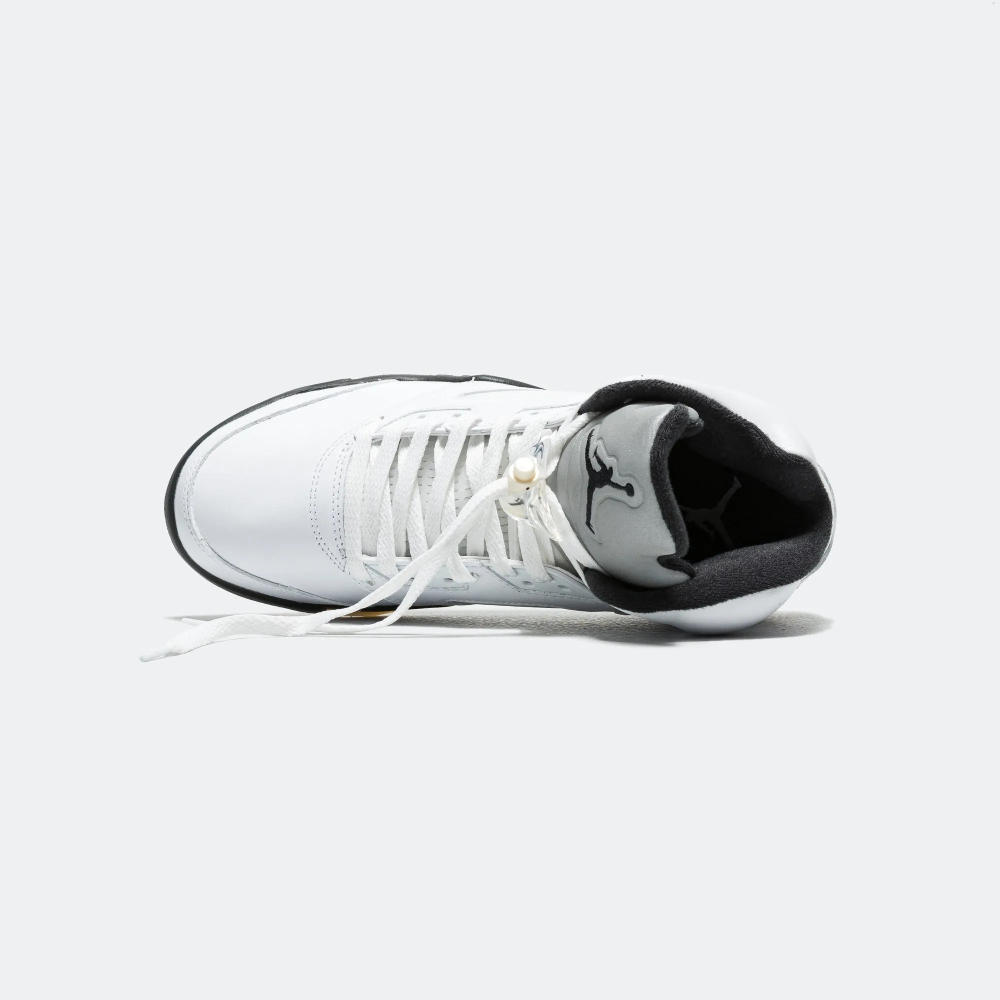 Air Jordan 5 Retro - White/Black-Sail-Metallic Silver