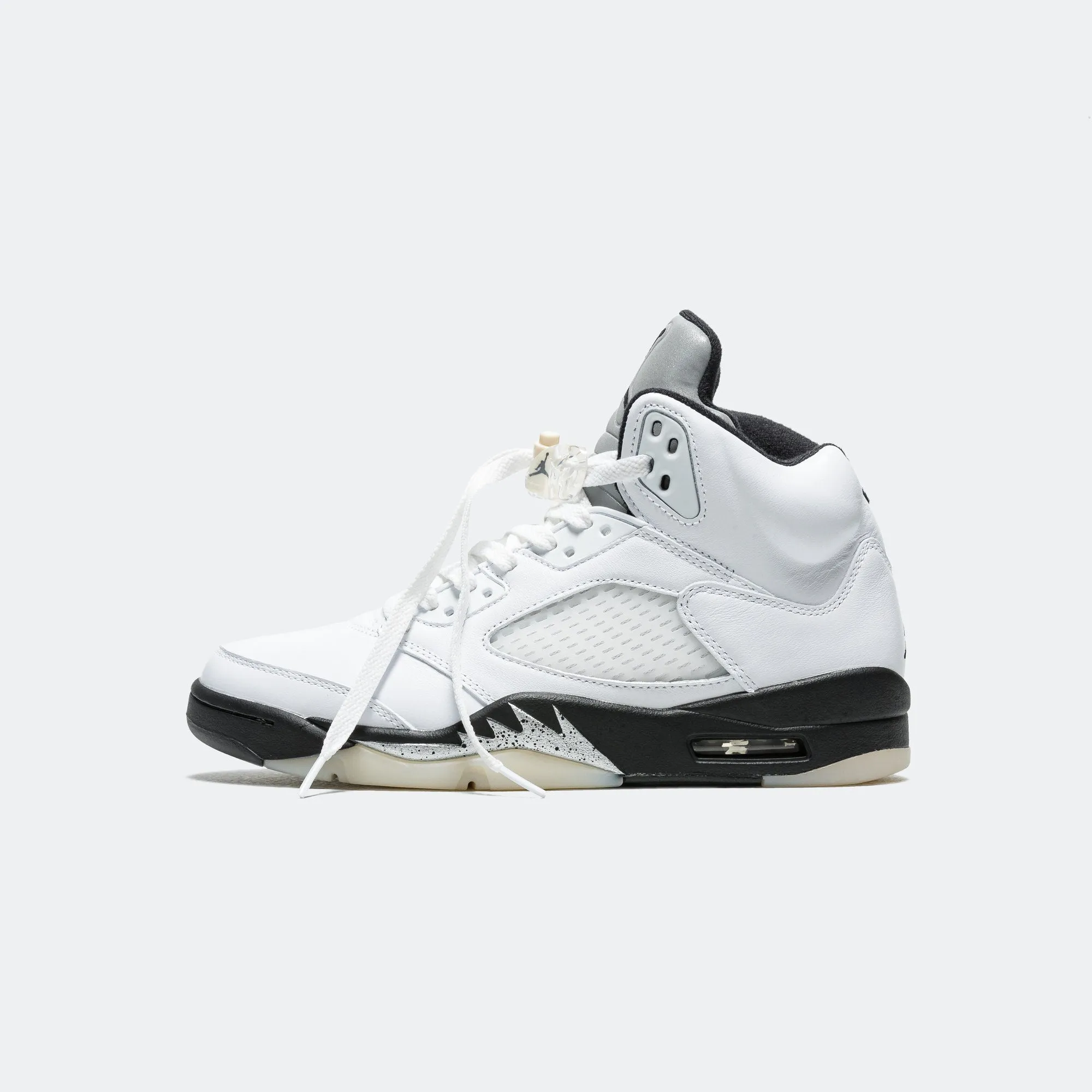 Air Jordan 5 Retro - White/Black-Sail-Metallic Silver