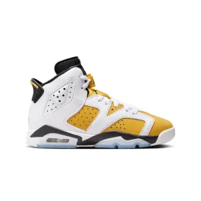 Air Jordan 6 Retro "Yellow Ochre" Grade-School Shoes 384665-170