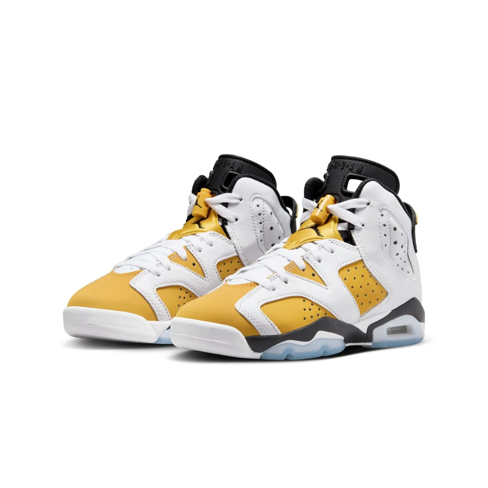 Air Jordan 6 Retro "Yellow Ochre" Grade-School Shoes 384665-170