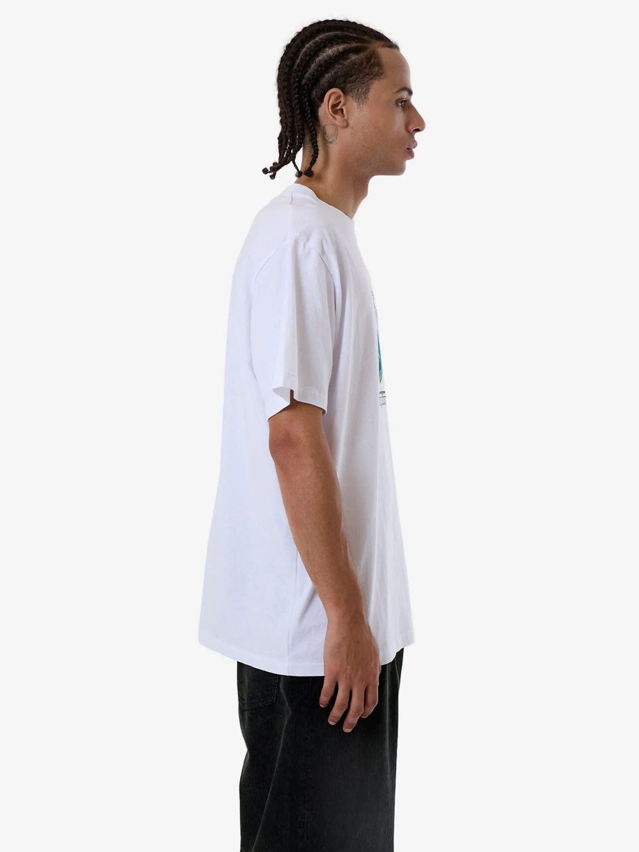 Anytime Merch Fit Tee - White