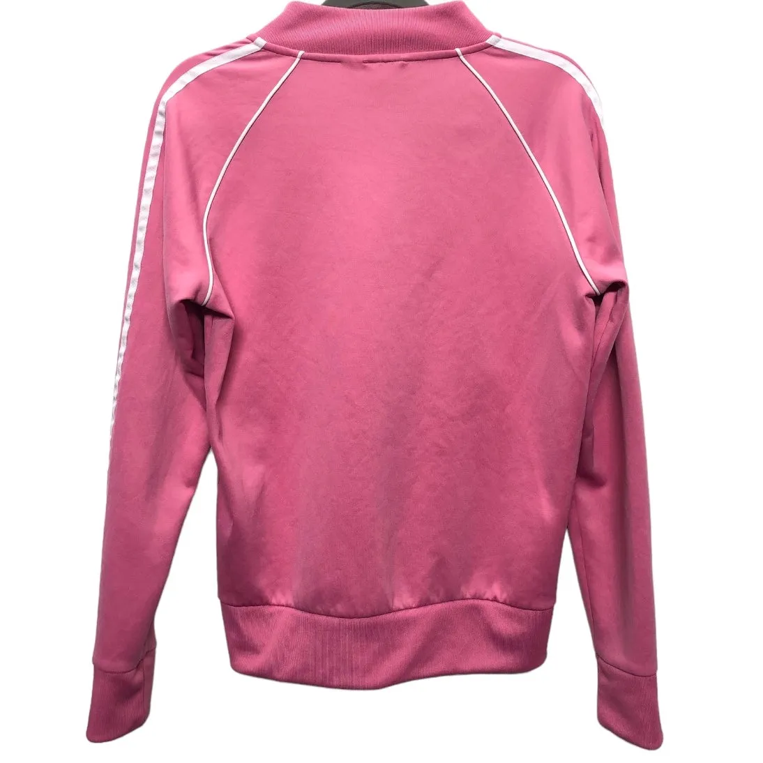 Athletic Jacket By Adidas In Pink, Size: M