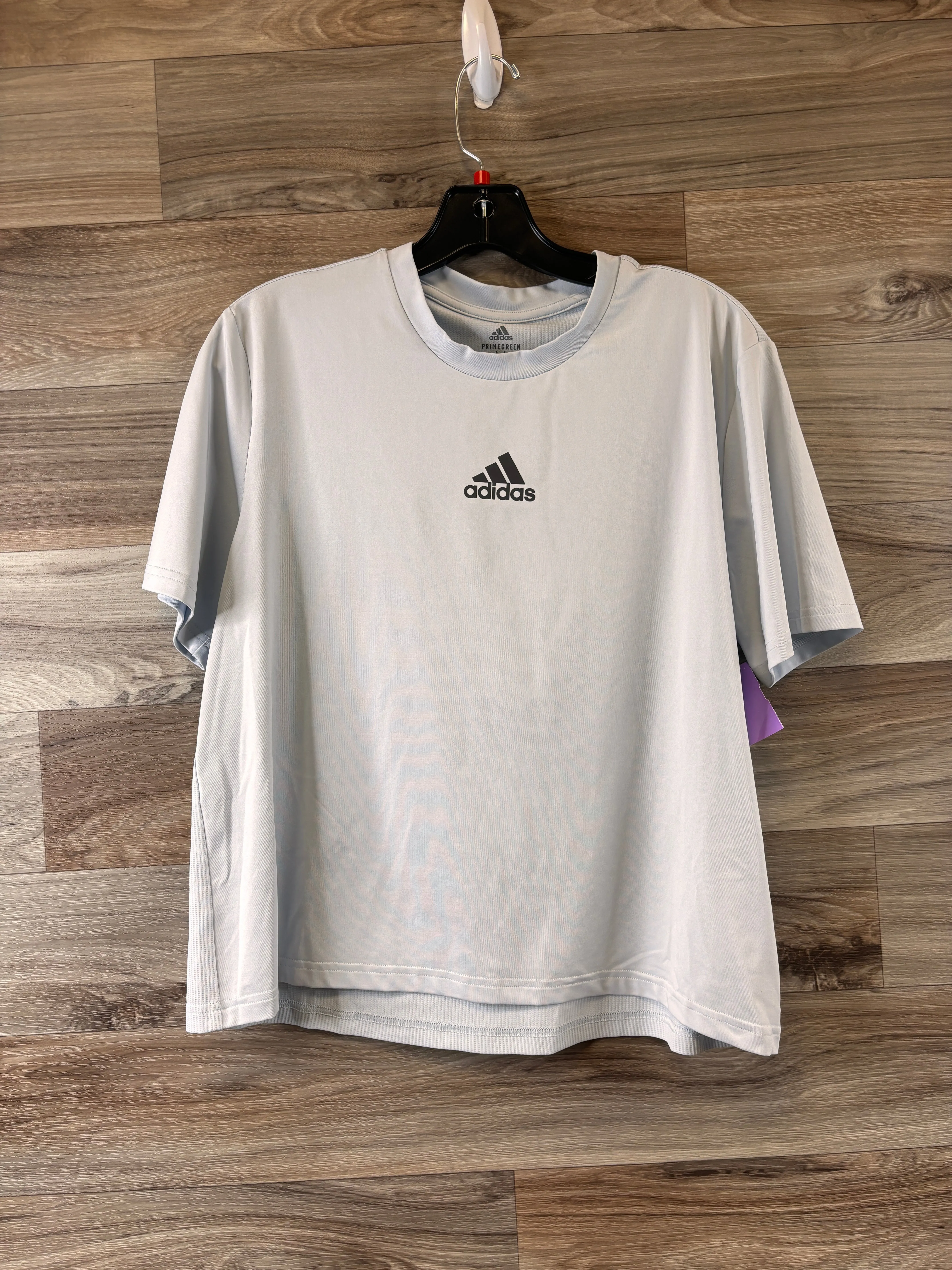 Athletic Top Short Sleeve By Adidas  Size: M