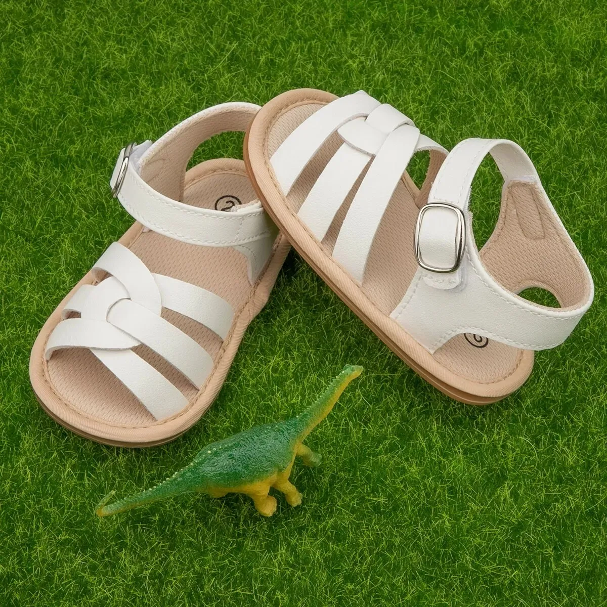 Baby Girl Summer Sandals Shoes PU Anti-slip Soft Rubber Sole Beach Infant Sandals - BGSD50782