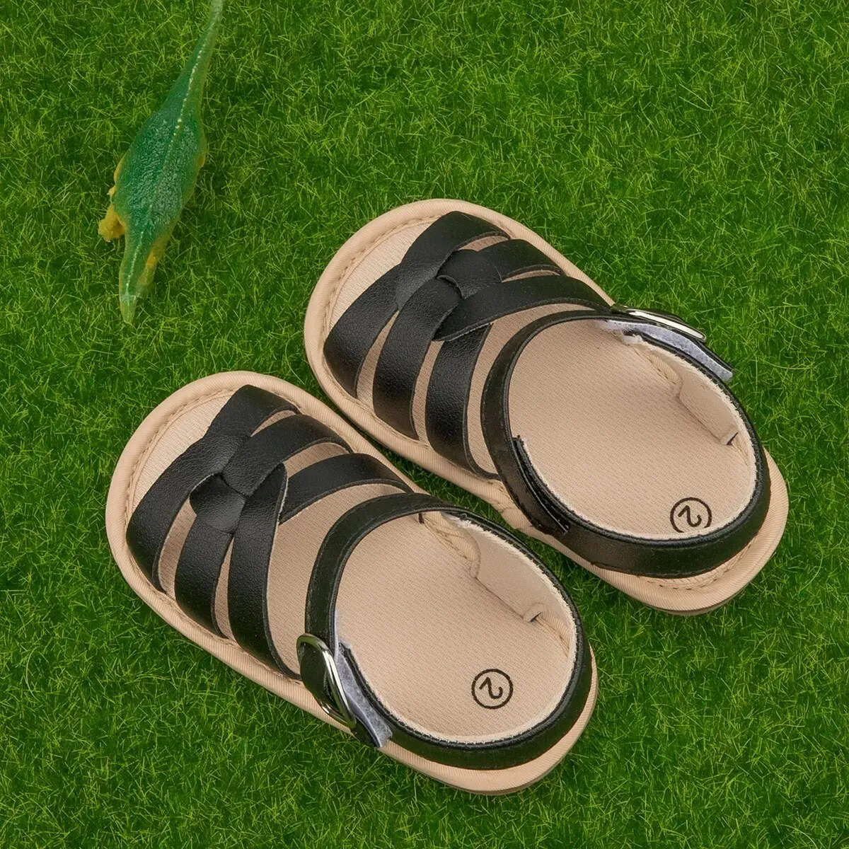 Baby Girl Summer Sandals Shoes PU Anti-slip Soft Rubber Sole Beach Infant Sandals - BGSD50782