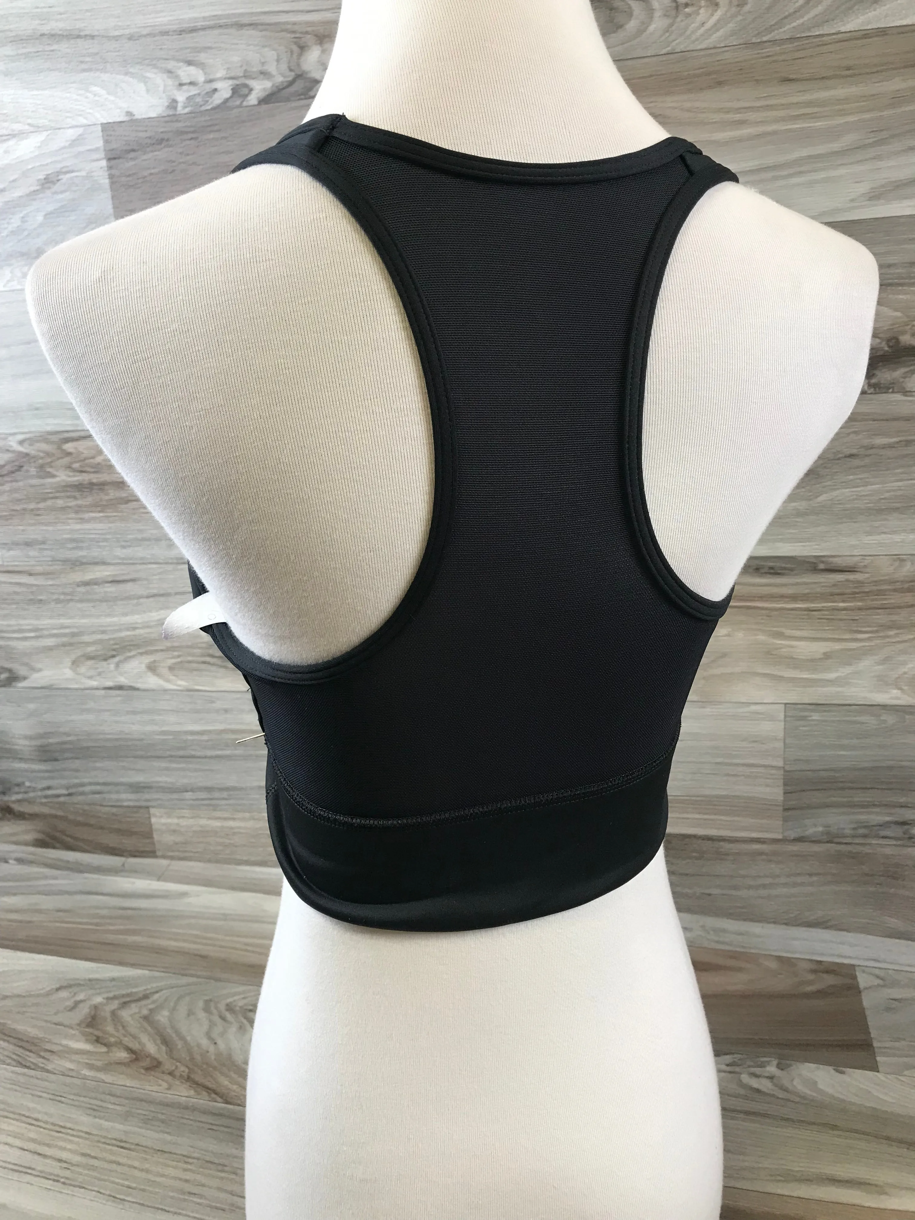 Black & White Athletic Bra Adidas, Size S