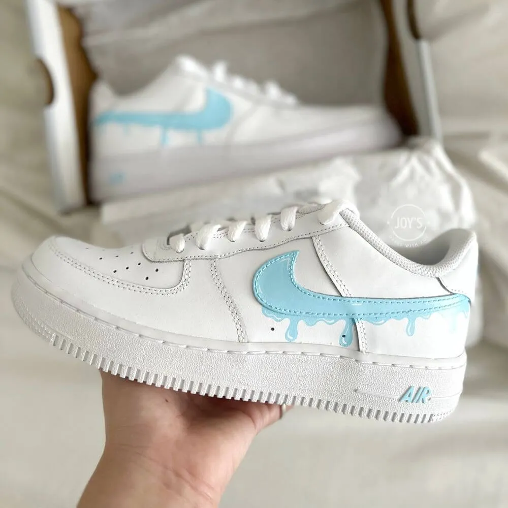 Blue Drip Custom Air Force 1