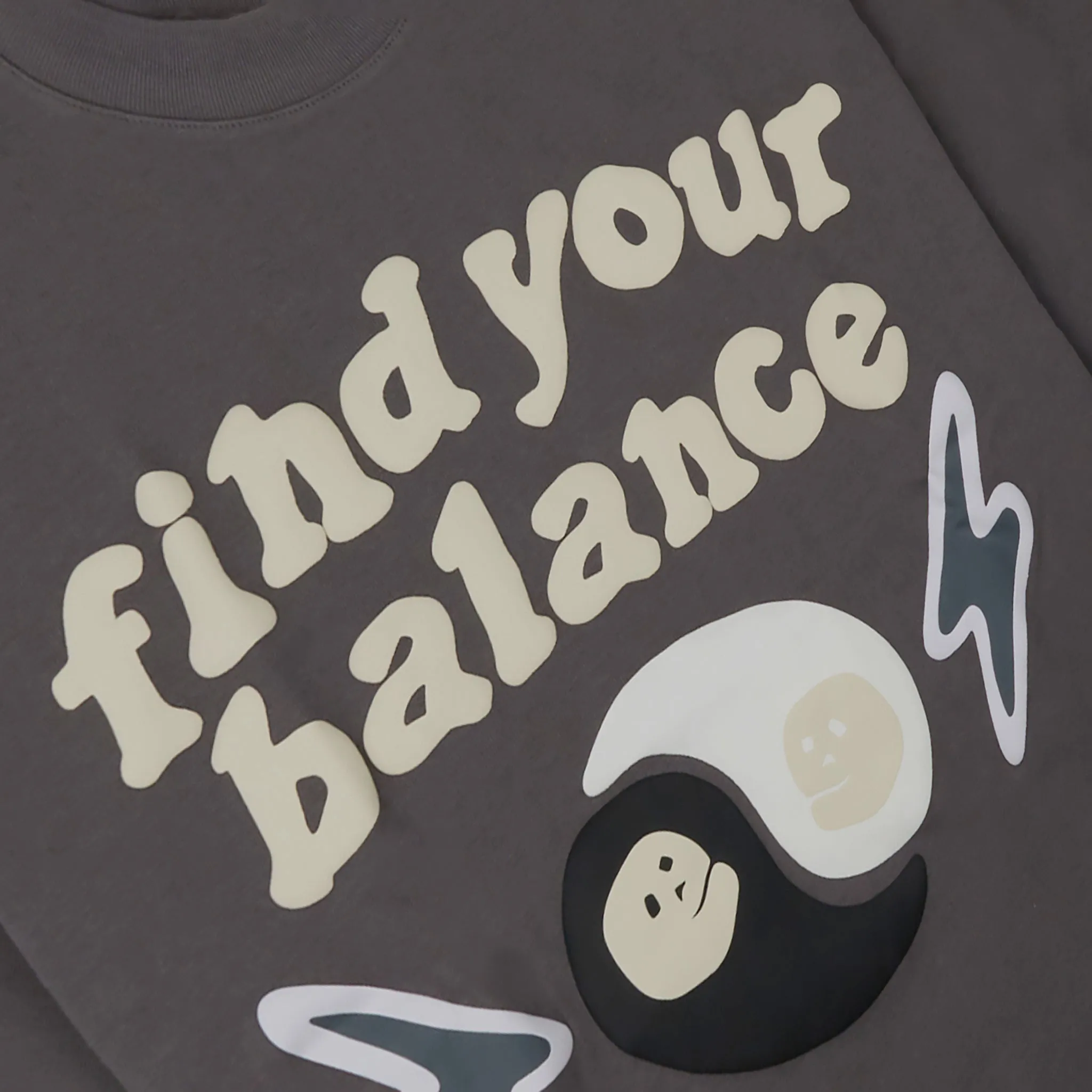 Broken Planet Find Your Balance Ash Grey T Shirt