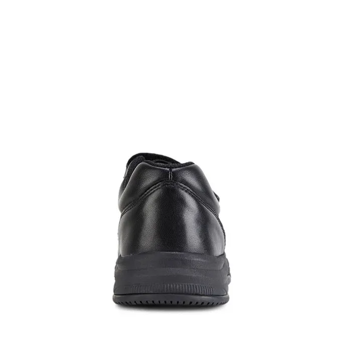 Clarks - Approve Kids Black School Shoe Leather with Scuff Resistant Toe