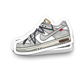 Dunk Low "Off-White Lot 18" Sneaker Sticker