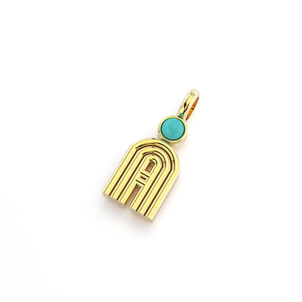 Exclusive Milestones X Alexa Sidaris Mini Radiant Initial Charm