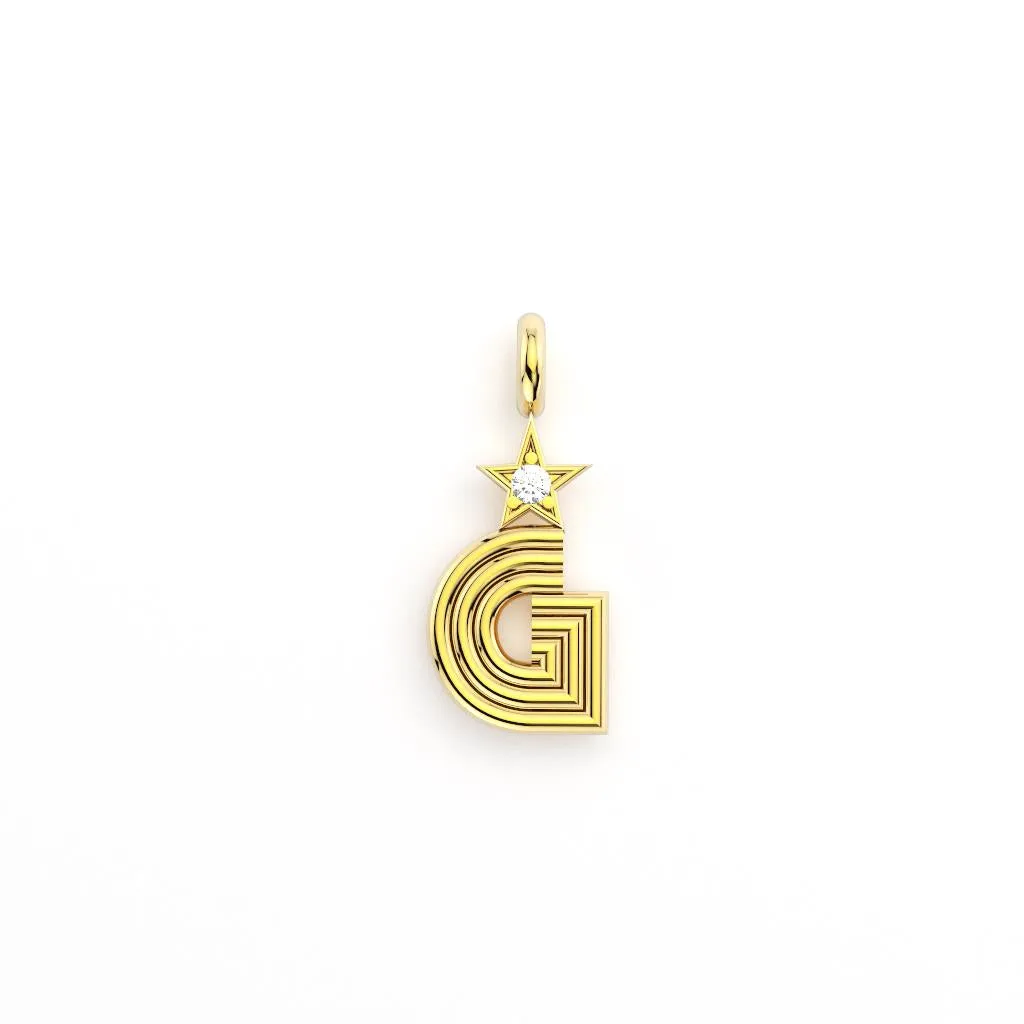 Exclusive Milestones X Alexa Sidaris Mini Radiant Initial Charm