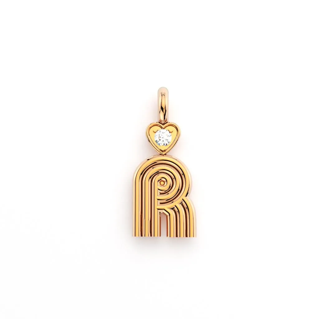 Exclusive Milestones X Alexa Sidaris Mini Radiant Initial Charm