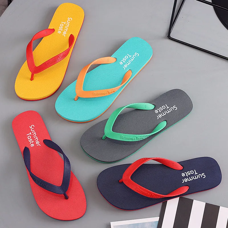 Flip Flops Beach Shoes Men Thong Sandals Summer