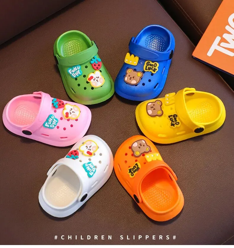 Flip Flops for Children Toddler Slippers Kids Summer Beach Shoes Girls Cartoon Home Slippers - BBSD50737