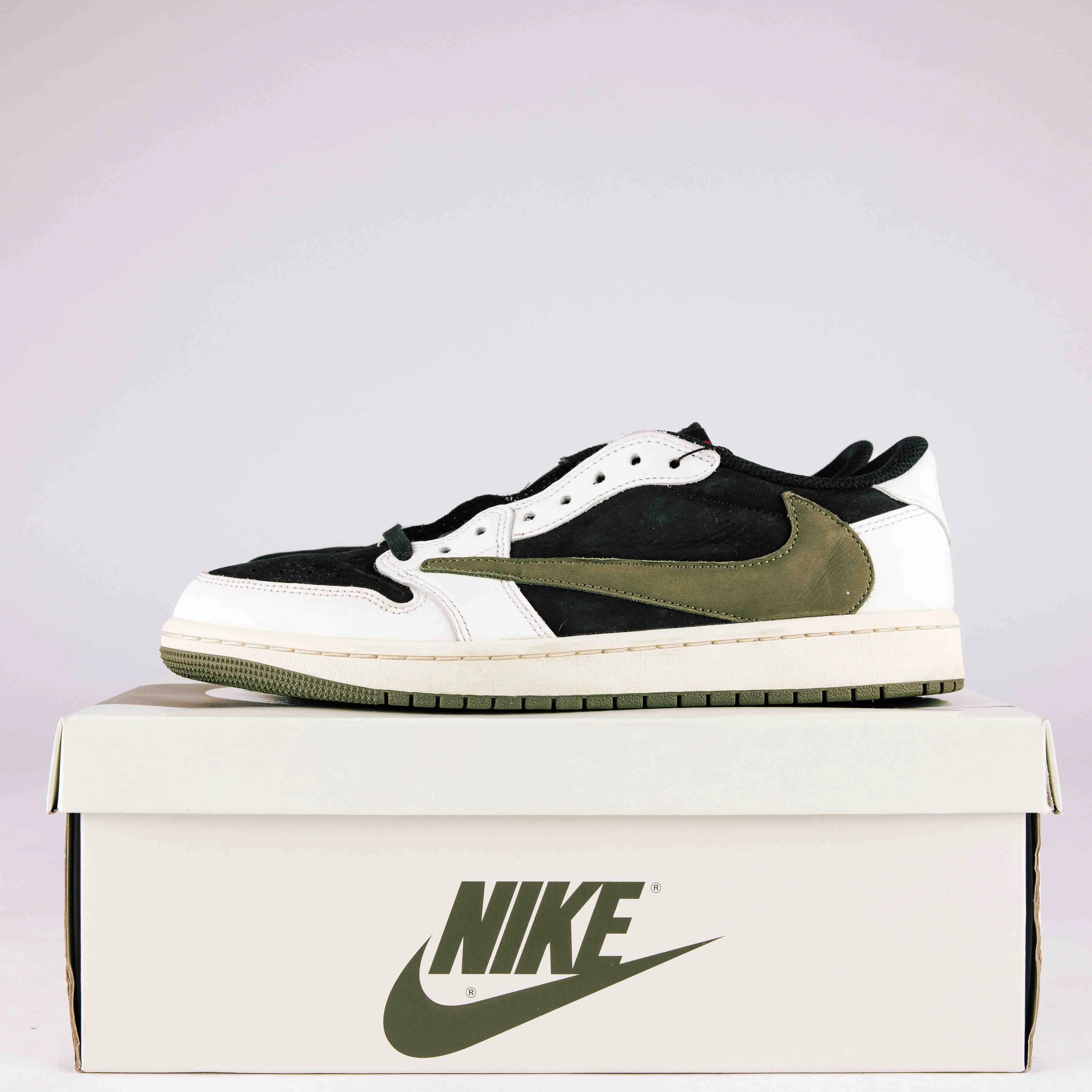 Jordan 1 Retro Low OG SP Travis Scott Olive (W) - Used - 0125