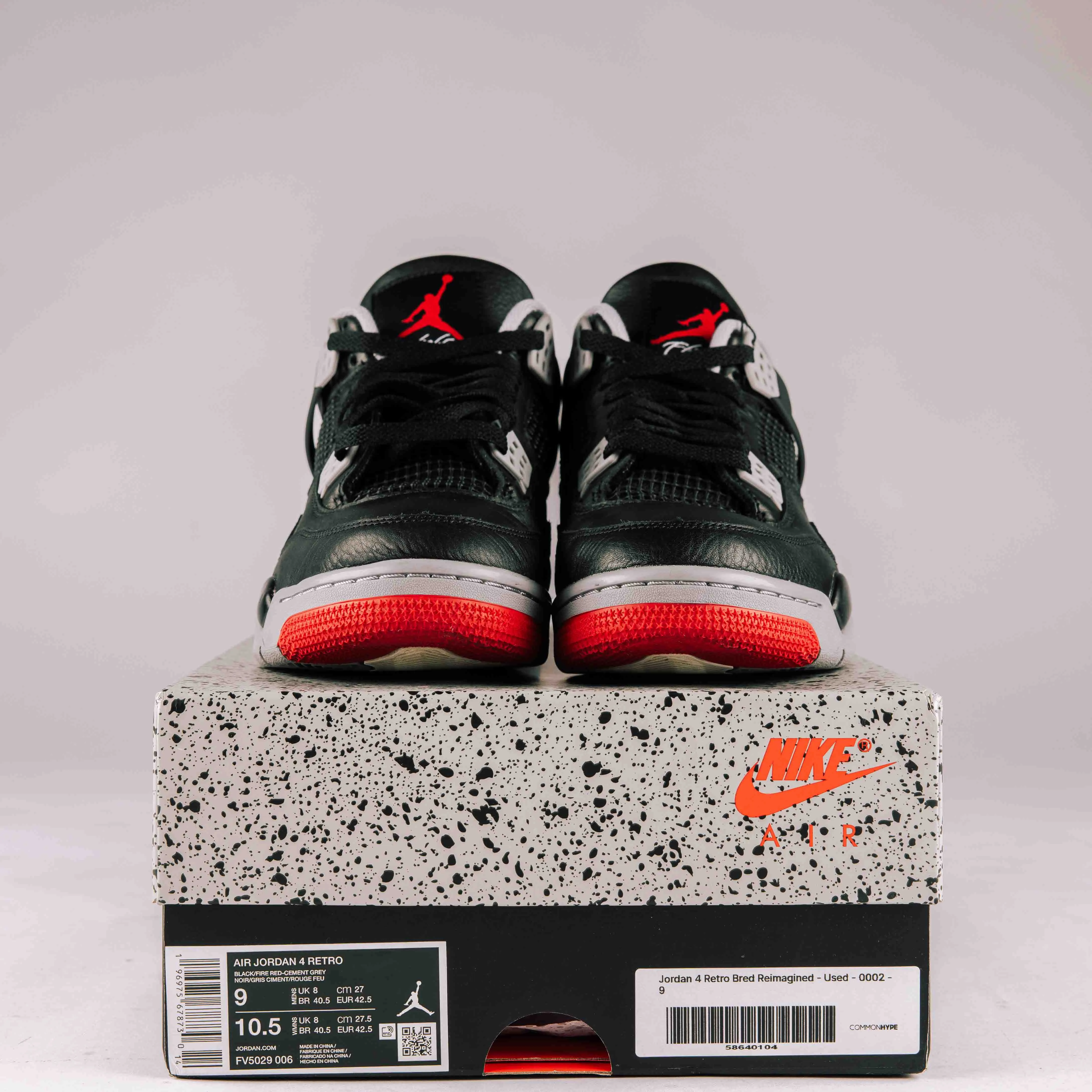 Jordan 4 Retro Bred Reimagined - Used - 0028