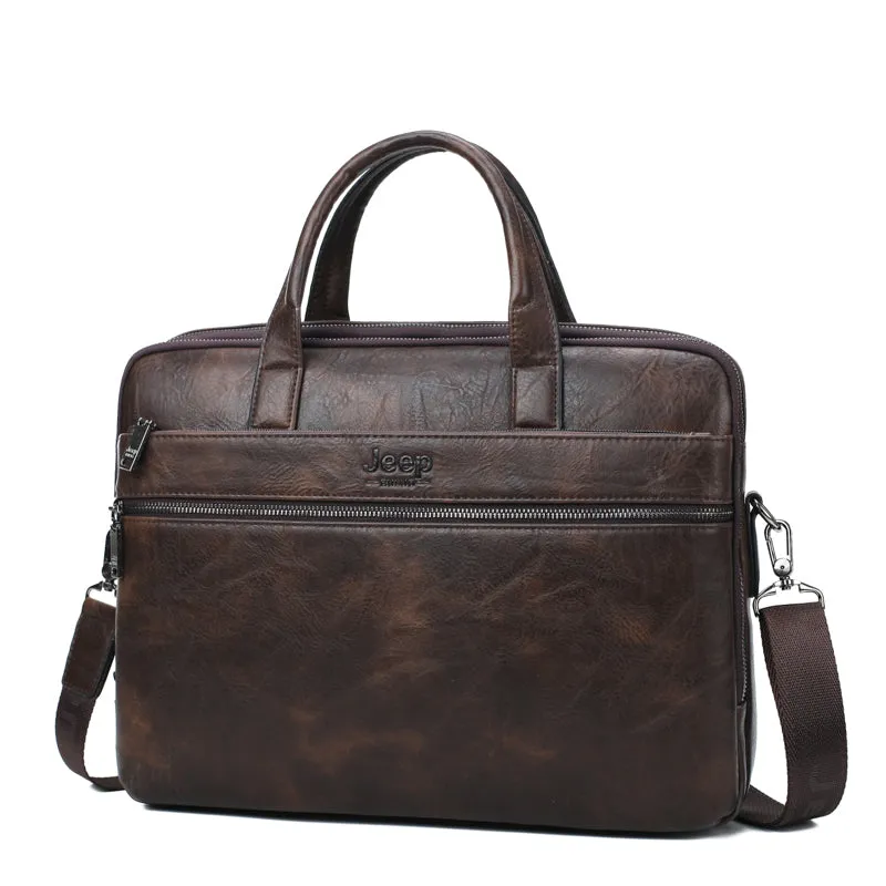 Men's retro briefcase