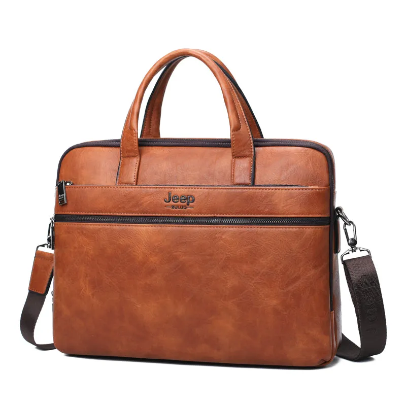 Men's retro briefcase