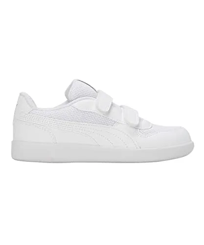 Puma Unisex-Kid -Punch Comfort Jr White-White Sneaker - 4UK (39613102)