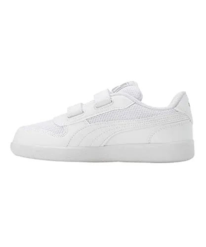 Puma Unisex-Kid -Punch Comfort Jr White-White Sneaker - 4UK (39613102)