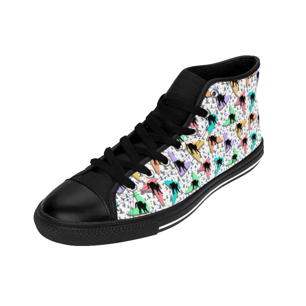 Retro Kitties Women's High-top Sneakers