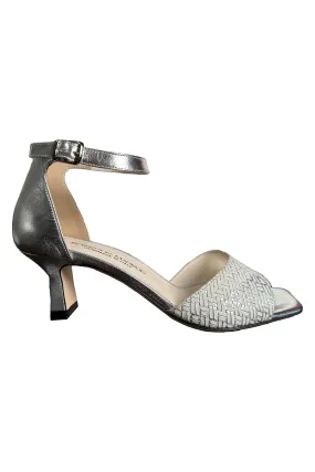 Robertson Madison Rosette 38567 Mid Heel Sandal | Twist Argento