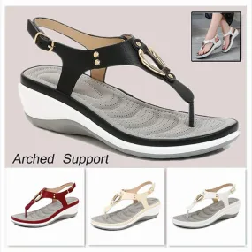 Summer Beach Solid Color Flip Flops For Women Clip Toe Ladies Shoes