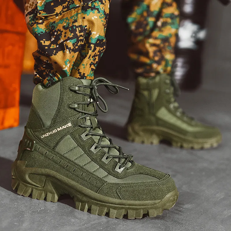 Techwear Boots Green