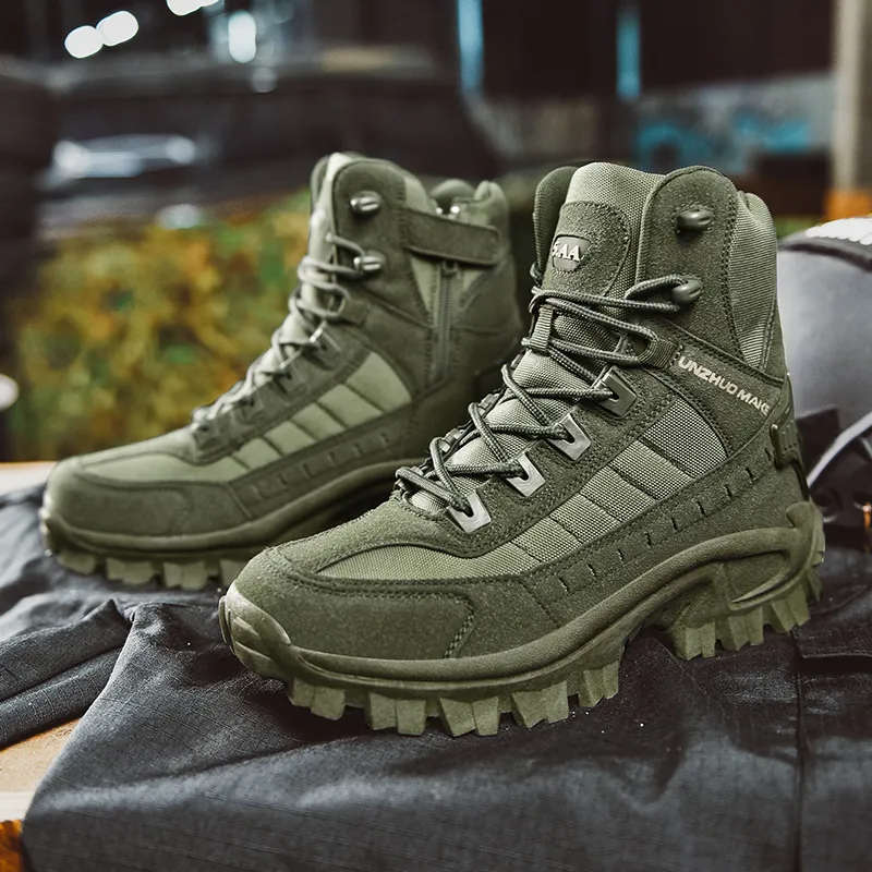 Techwear Boots Green