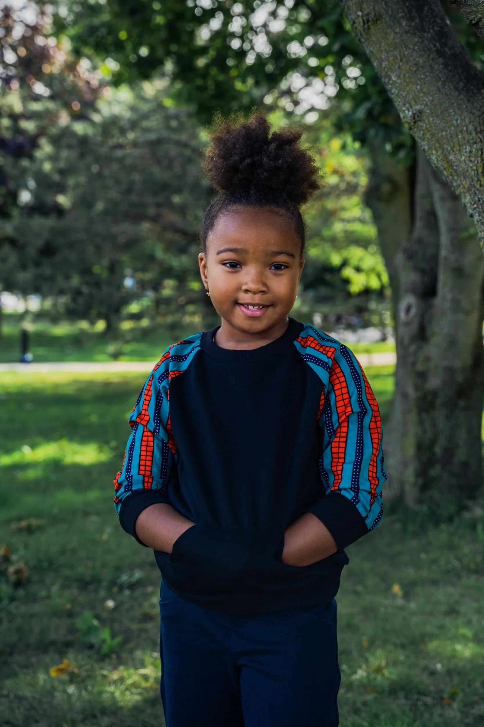 TOUSSIN AFRICAN PRINT UNISEX KIDS' SWEATSHIRT