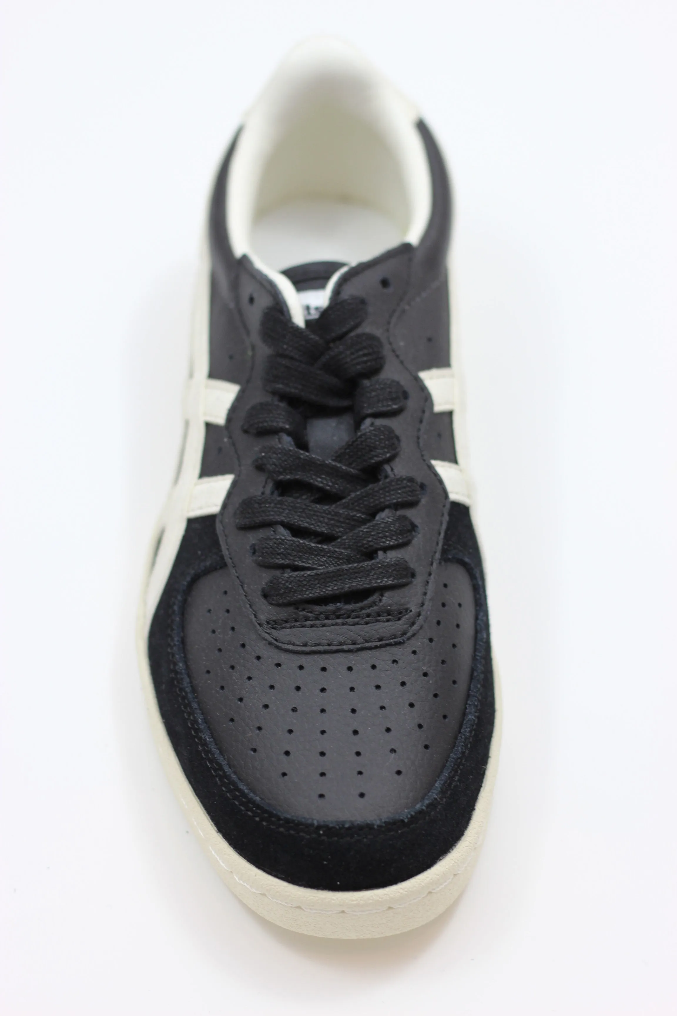 Unisex GSM Sneaker - Black/White Leather/Suede