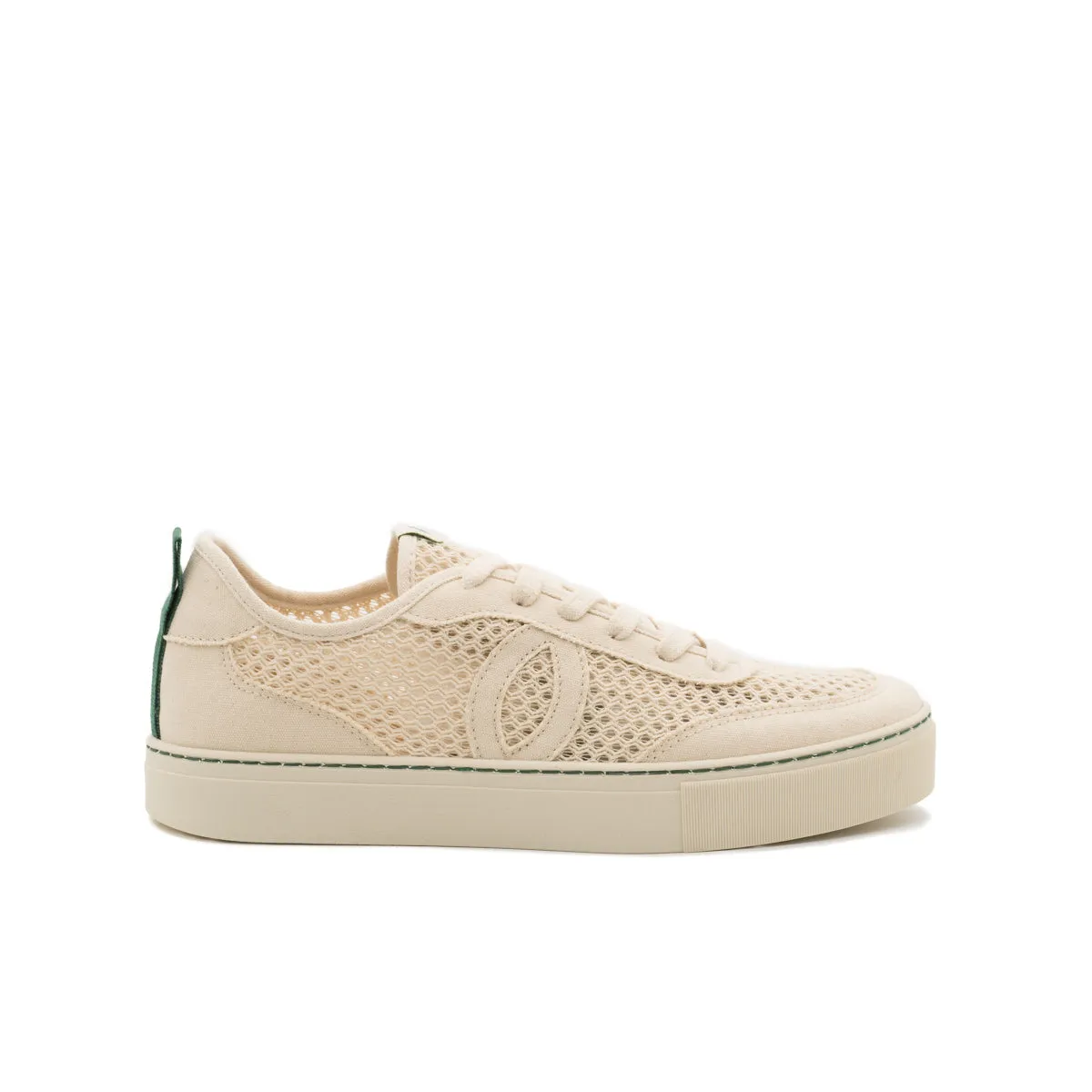 Vegan sneaker mesh off white BRI002