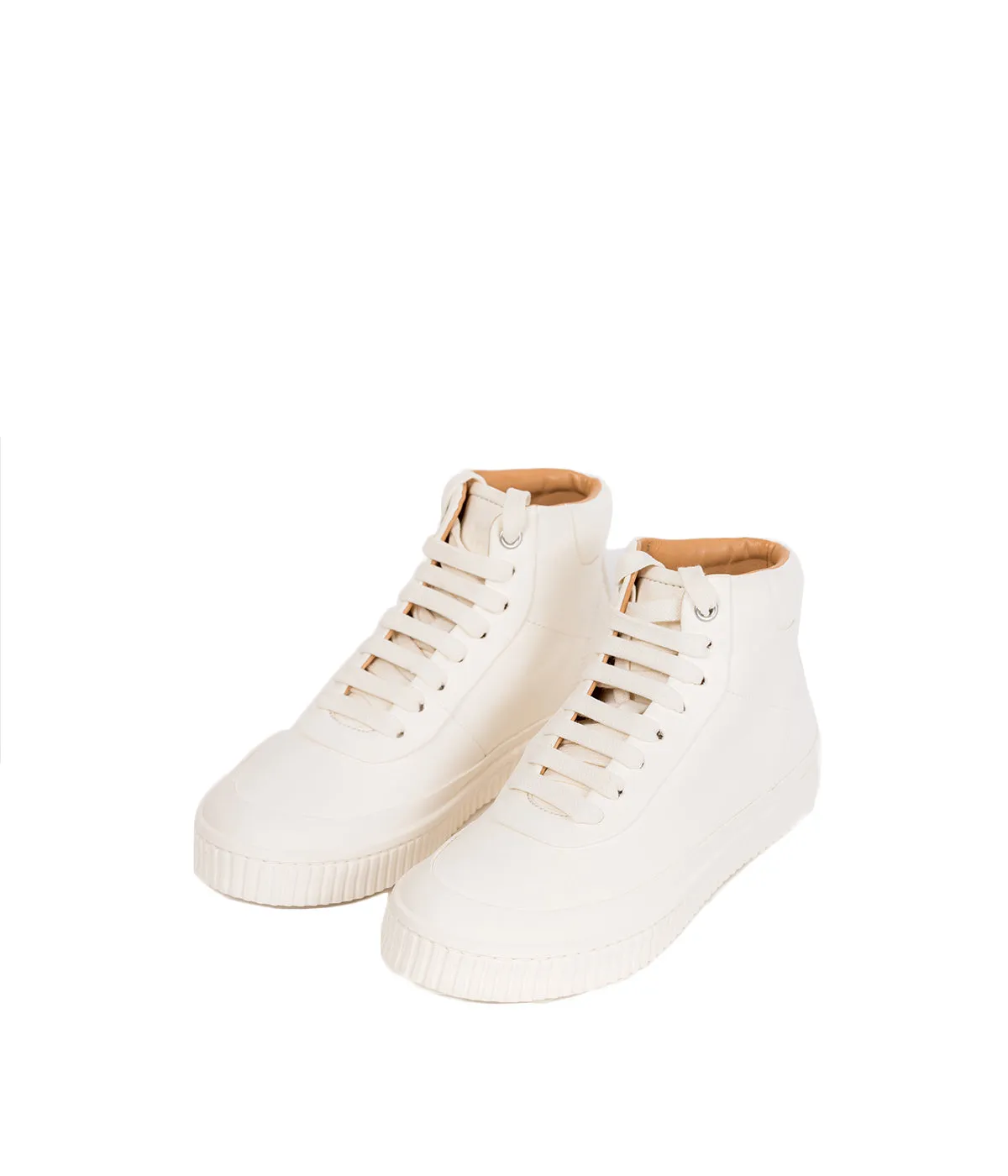 White High-Top Sneakers