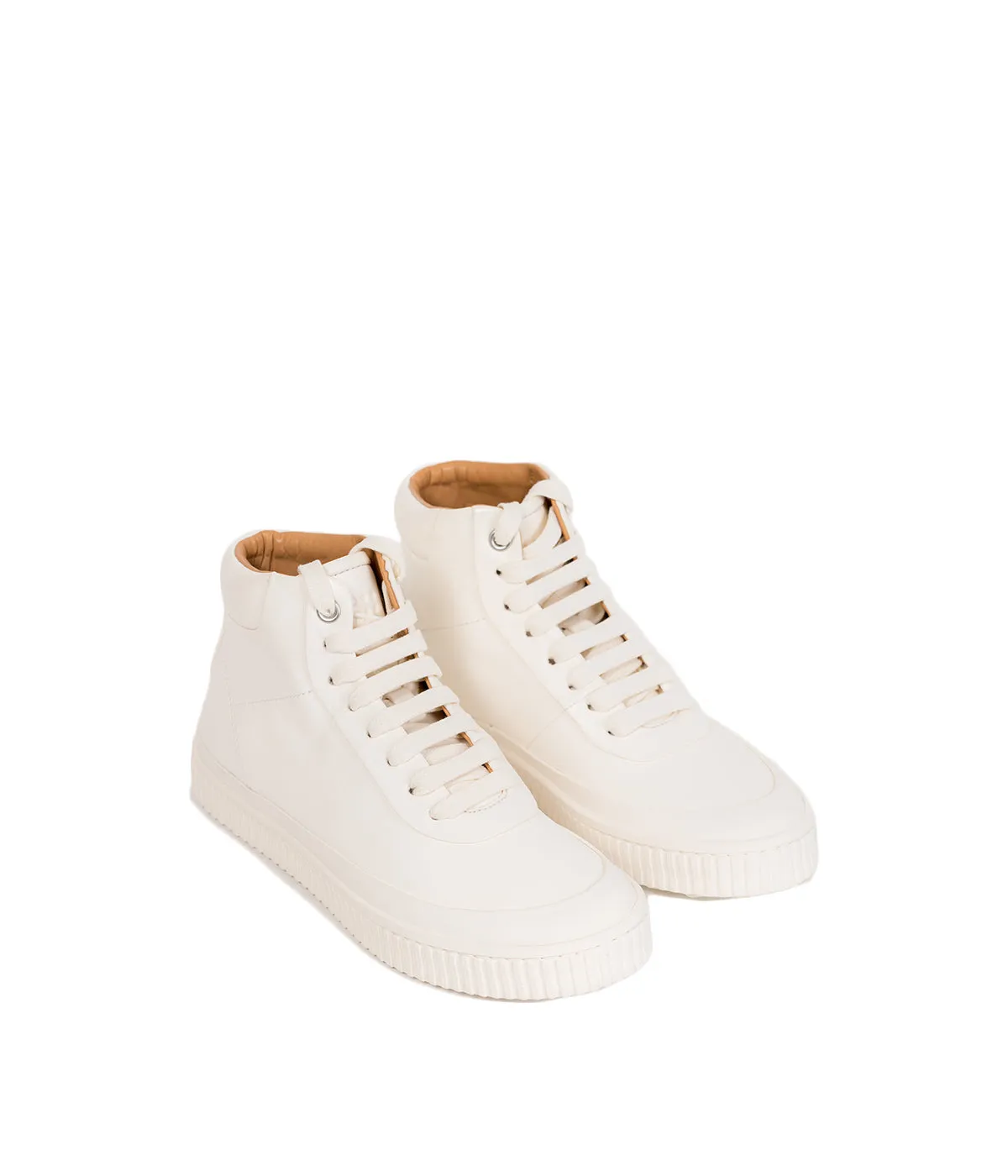 White High-Top Sneakers